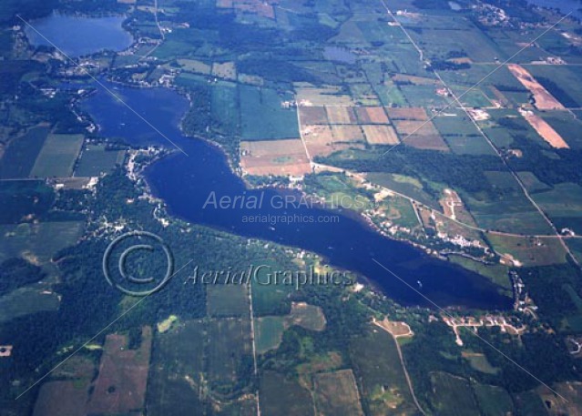 Big Long Lake in Lagrange County, Michigan